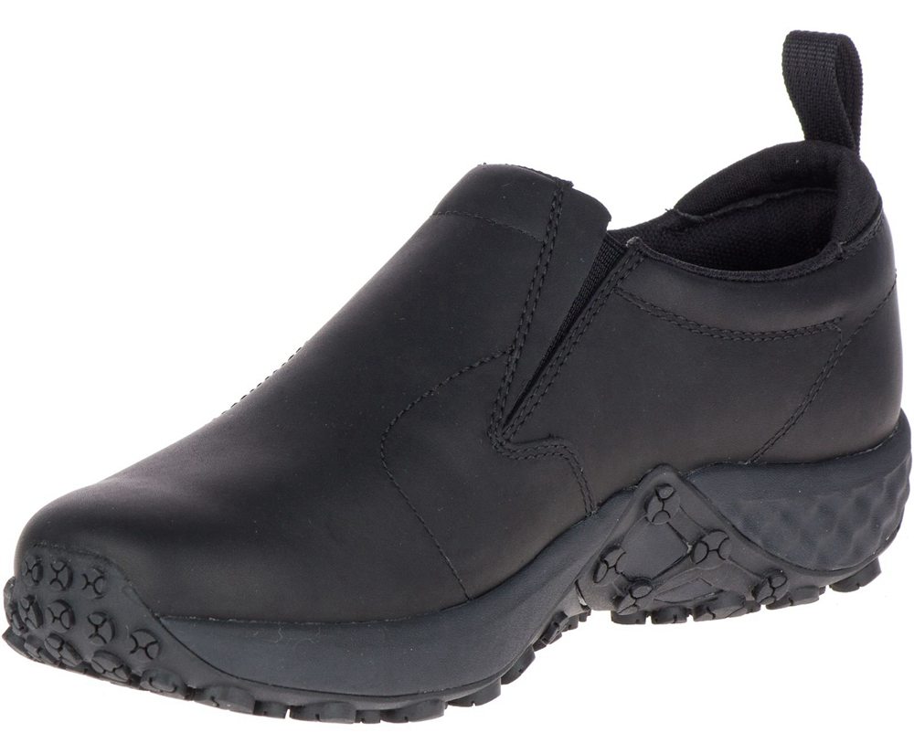 Merrell Slip Ons Black - Jungle Moc AC+ PRO Work - Womens 61SMTJNAQ